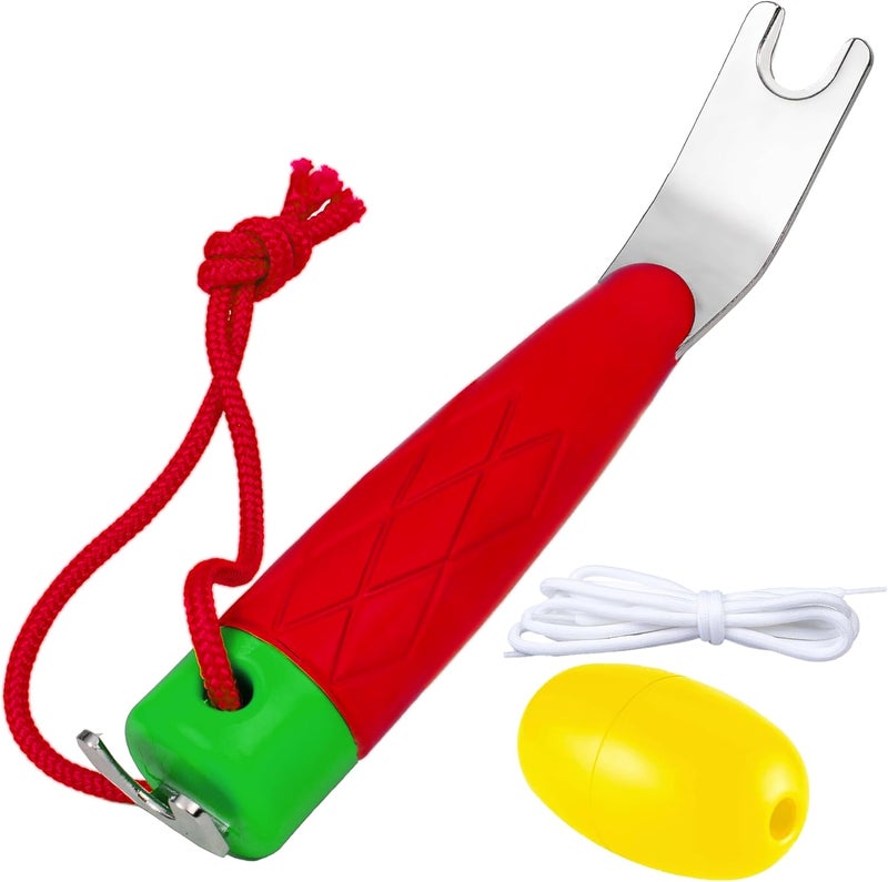 FullMayPro Top-Snapper Tool for Boat Canvas Snaps,Boat Cover Snap Release Tool,Prevent Canvas from Tearing,with Rope Floats,Won't Sink in Water - Image 1